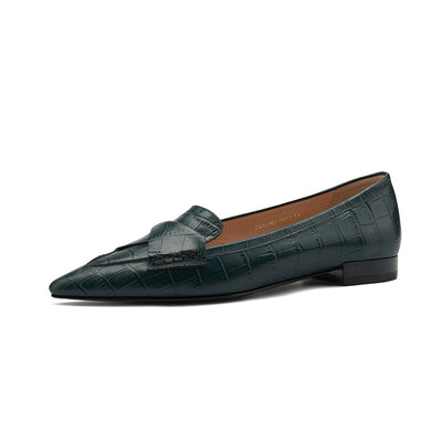 Zapatos Planos Retro Estilo Francés con Punta Afilada - Image 8