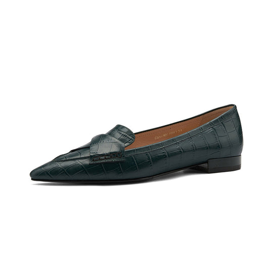 Zapatos Planos Retro Estilo Francés con Punta Afilada - Image 8