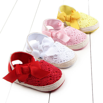 Zapatos de Lino con Moño para Bebés y Niños Pequeños - Image 7