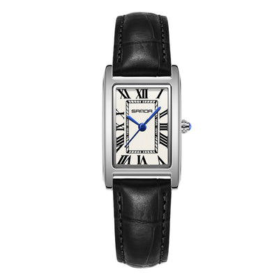 Reloj de Mujer Cuarzo Resistente al Agua Diseño Minimalista Números Romanos - Image 2