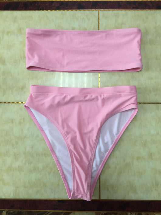 Bikini Tubo Dos Piezas con Escote Envolvente - Image 12