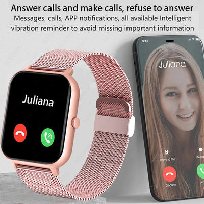 Reloj Inteligente ZL54C con Asistente de Voz y Monitoreo de Salud