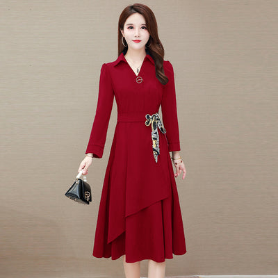 Falda Midi Elegante para Mamás con Cintura Ajustada - Image 13