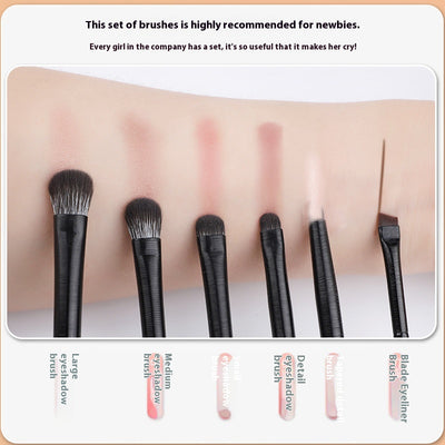 Set de 6 Brochas para Sombras de Ojos - Herramientas de Maquillaje para Principiantes - Image 3