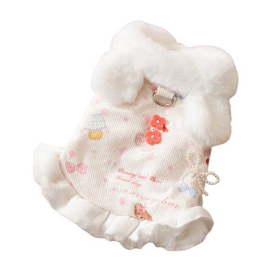 Abrigo Polar Teddy con Orejas 3D para Mascotas - Chamarra Cálida para Perros - Image 12