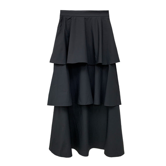 Falda Negra Cintura Alta Diseño Minimalista - Image 5