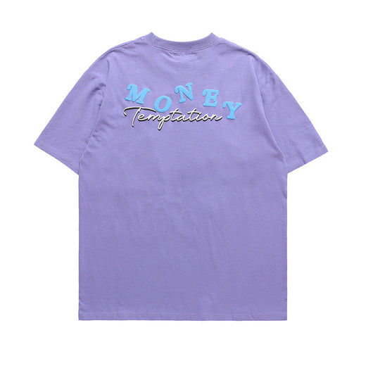 Camiseta Suelta Estampado Calavera Manga Corta Unisex - Image 3