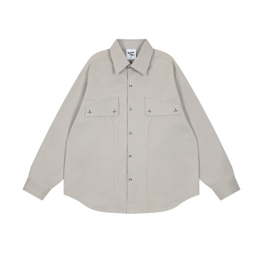 Camisa Suelta de Manga Larga para Hombre - Image 2