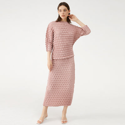 Blusa Plisada Artesanal para Mujer en Colores Sólidos - Image 14