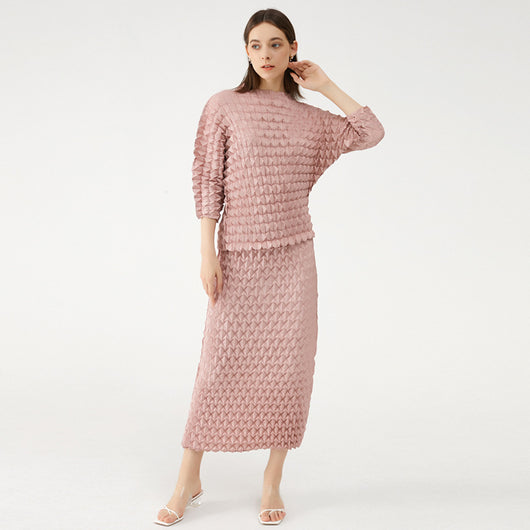 Blusa Plisada Artesanal para Mujer en Colores Sólidos - Image 14