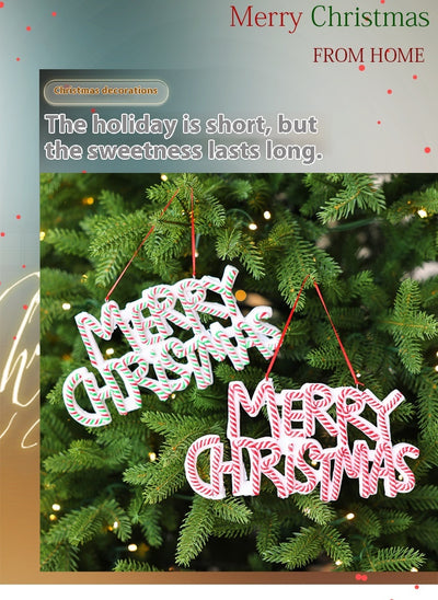 Adornos Navideños de Arcilla Polimérica con Letras Personalizadas - Image 8