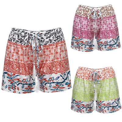 Shorts de Playa Cintura Alta con Estampado y Tela Elástica - Image 10