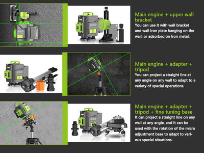 Nivel Láser Verde 3D de 16 Líneas - Precisión Profesional - Image 7