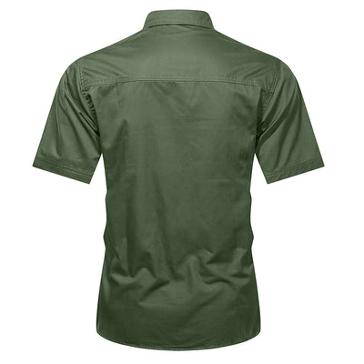Camisa Militar de Verano Manga Corta para Hombre - Image 4