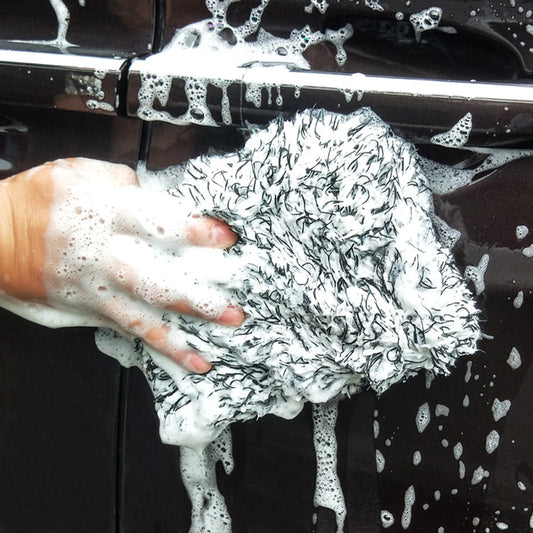 Esponja Microfibra Absorbente para Lavado de Auto - Toalla Coral Fleece Premium - Image 2