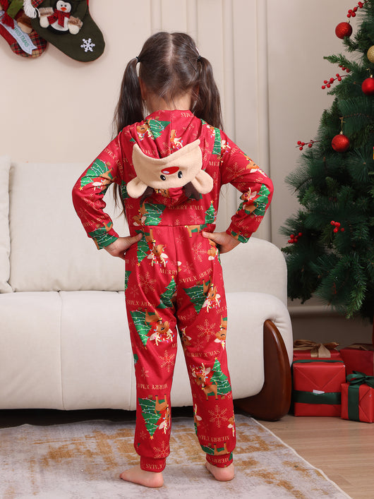 Conjunto Navideño Familiar de Pantalones Largos para Niños y Niñas - Image 42