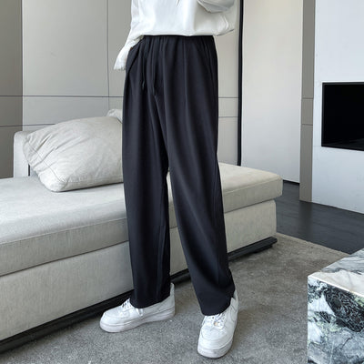 Pantalón Blanco Hombre Corte Recto Amplio Drapeado - Image 8