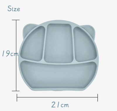 Set de Plato Compartido con Diseño de Ositos de Silicona - 9 Piezas - Image 19
