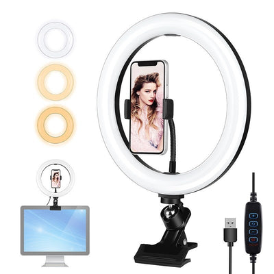 Lámpara de Escritorio LED 26cm con Pinza Ajustable - Image 3
