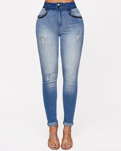 Pantalones Skinny Degradados para Mujer - Image 7