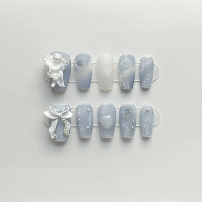 Esmalte de Uñas Ángel Azul Neblina Yunchuan - Image 10