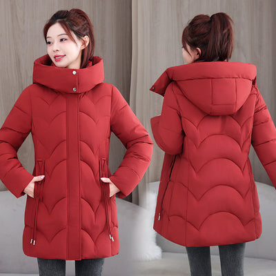 Abrigo Acolchado de Algodón Suelto Talla Pequeña Premium - Image 3