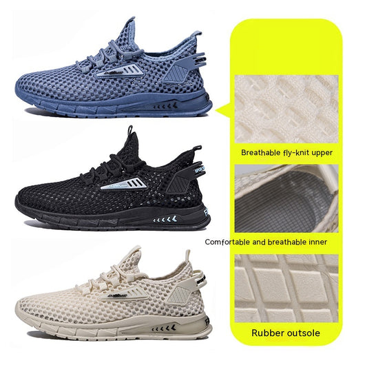 Tenis Casual Transpirable con Malla para Hombre - Image 4