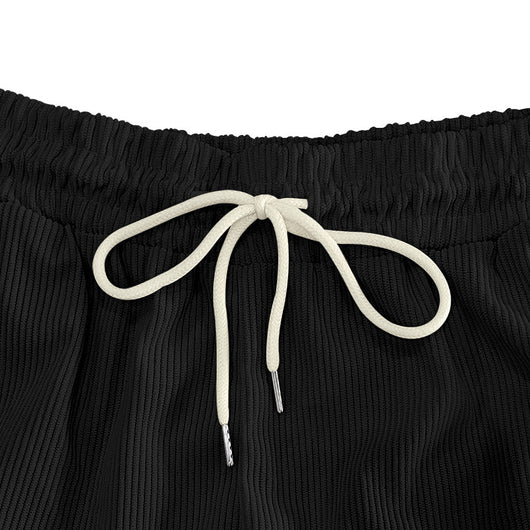 Shorts Holgados de Lino para Hombre - Corte Recto y Cierre de Cordones - Image 13