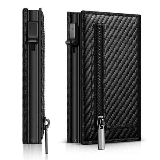 Billetera Minimalista Trifold en Microfibra para Hombre - Image 11