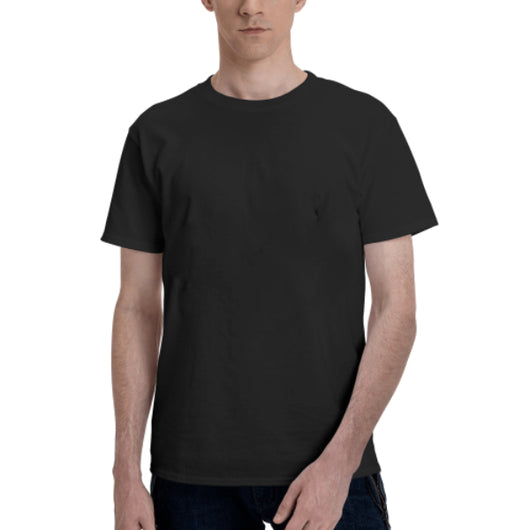 Men's basic short sleeve t-shirt in a solid teal color, featuring a comfortable crew neck and relaxed fit. - Image 3