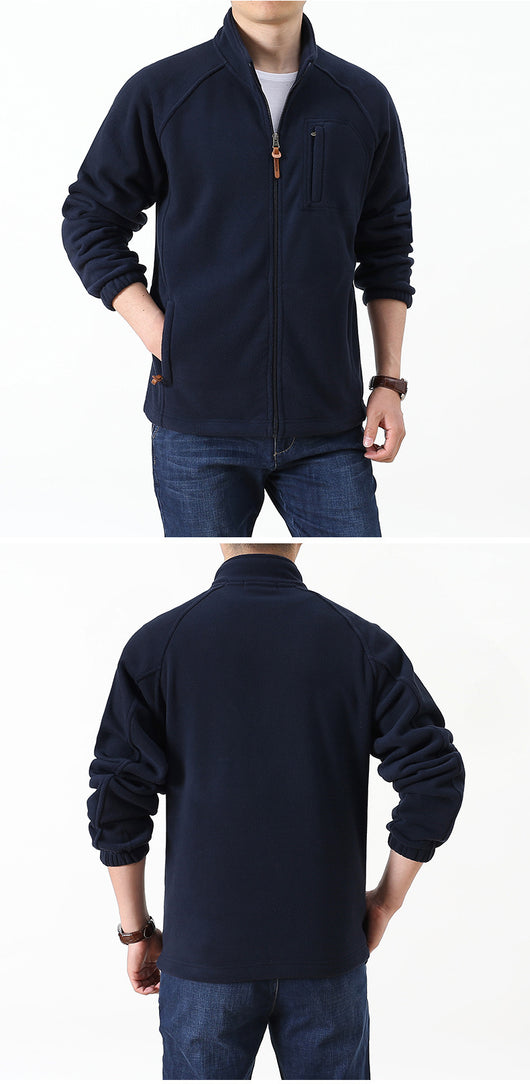 Chaqueta de Forro Polar con Cuello Alto para Hombre - Image 18