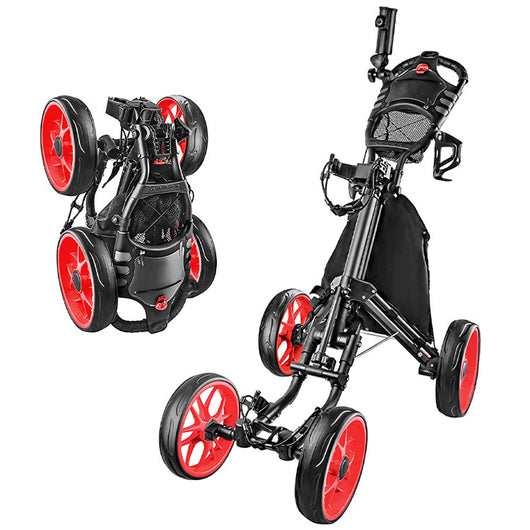 Carrito de Golf Plegable con 4 Ruedas - Transporte Fácil - Image 2