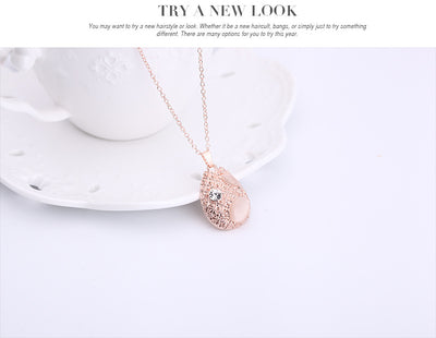 Conjunto de Collar y Aretes Ovalados de Ópalo - Joyería de Dos Piezas - Image 9