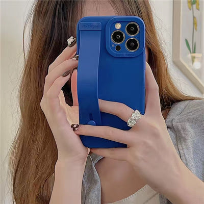 Funda Protectora de Silicona con Correa de Muñeca a Prueba de Golpes