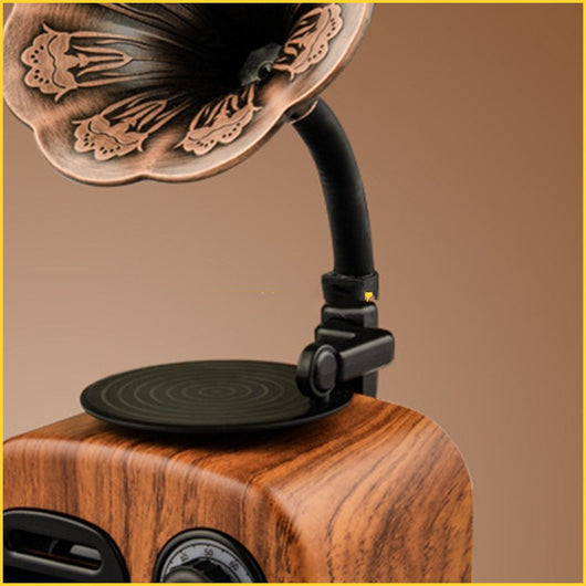 Parlante Inalámbrico Retro Portátil con Subwoofer Mini - Image 2