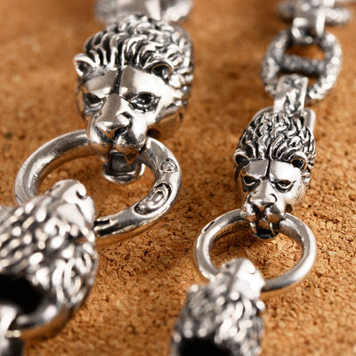 Anillo León de Plata Esterlina Tailandesa - Diseño Retro con Carácter Dominante - Image 6