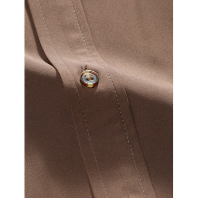 Camisa de Manga Corta Clásica para Hombre - Color Liso Verano - Image 3