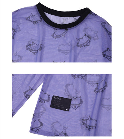 Playera Suelta de Cuello Redondo - Espíritu Luchador Dulce y Fresco - Image 7