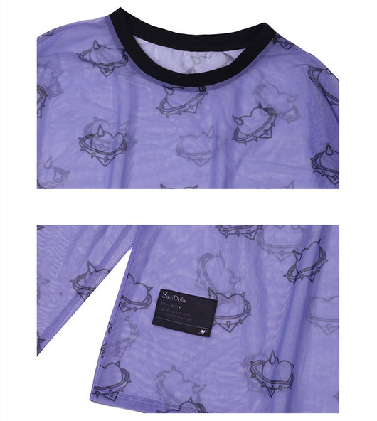 Playera Suelta de Cuello Redondo - Espíritu Luchador Dulce y Fresco - Image 7