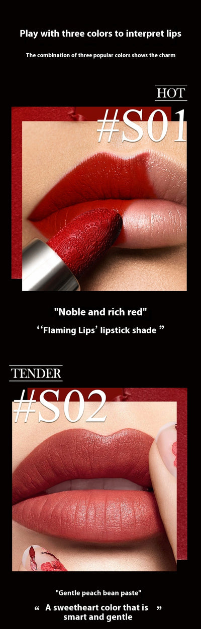 Labial Mate Resistente Sin Transferencia - Color Sólido Larga Duración - Image 10