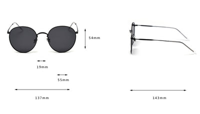 Gafas de Sol Redondas Polarizadas Retro para Mujer - Image 14