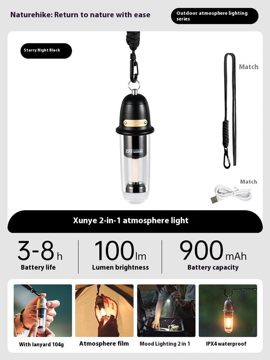 Linterna Portátil LED para Camping y Tienda de Campaña - Image 6