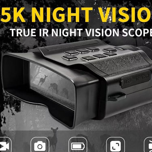 Binoculares Infrarrojos 5K con Grabación de Video - Visión Nocturna Profesional