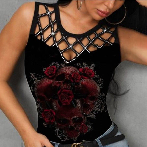 Chaleco Hueco Rosa para Mujer - Blusa Versátil y Moderna