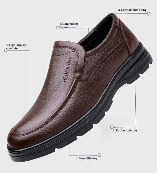 Zapatos de Cuero Genuino con Cordones para Hombre - Estilo Ejecutivo Casual - Image 12