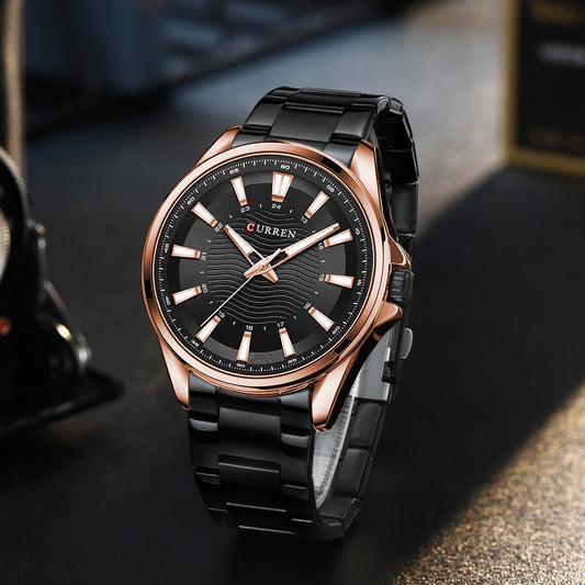 Reloj de Acero Inoxidable para Hombre Resistente al Agua