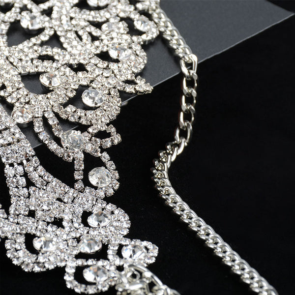 Traje de Cadenas Metálicas Elegante - Estilo Influencer