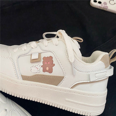 Tenis Blanco Kawaii Estilo Japonés con Suela Gruesa - Image 12