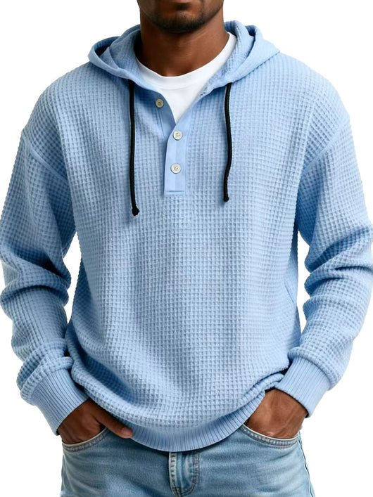 Suéter Hoodie Entallado con Cierre Medio para Hombre - Image 20