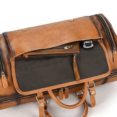 Bolsa de Viaje en Cuero Curtido al Vegetal para Hombre - Image 20